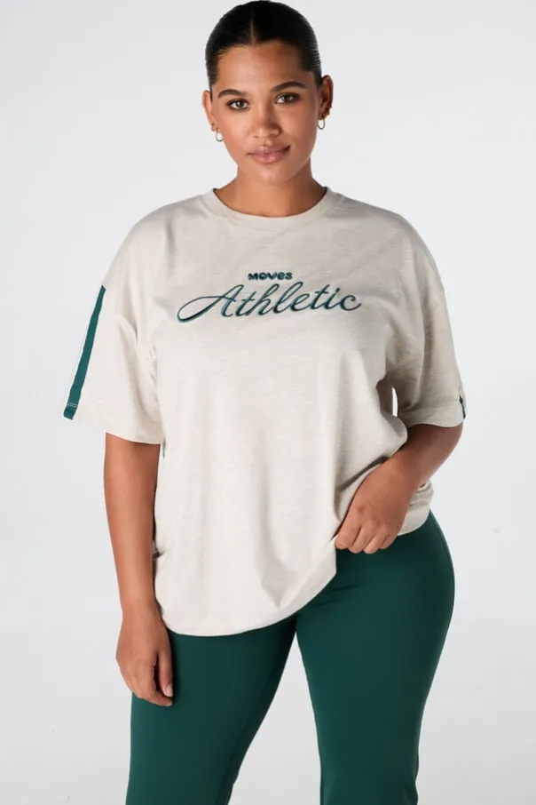 T-shirt met sportieve print