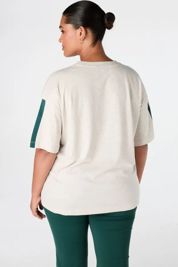 T-shirt met sportieve print