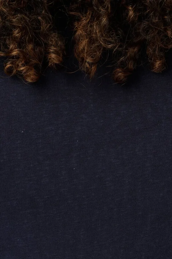 T-shirt met v-hals