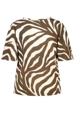 T-shirt met V-hals