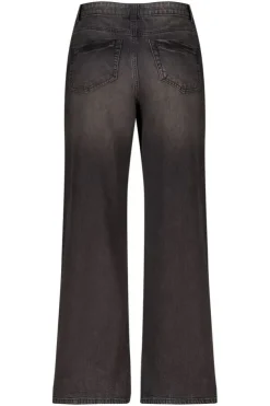 Wide leg jeans met hoge taille