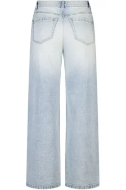 Wide leg jeans met hoge taille