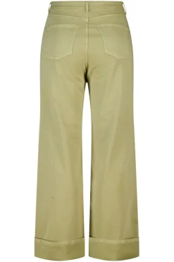 Wide leg jeans met omgeslagen pijpen