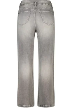 Wide leg jeans met riempje