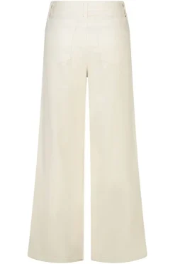 Wide leg jeans met strikkoord