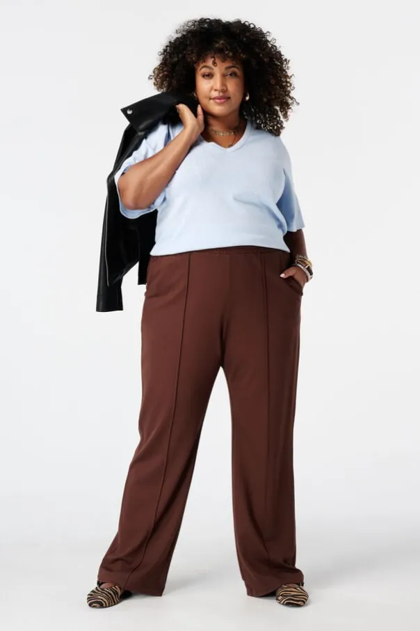 Wide leg pantalon