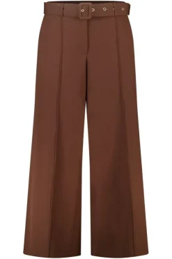 Wide leg pantalon met ceintuur